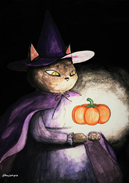 A girl, and a train passing